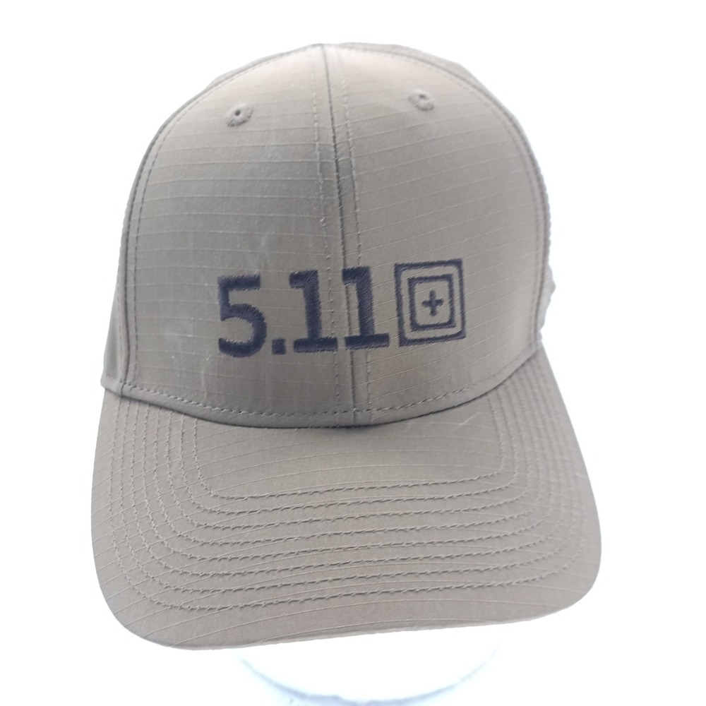5.11 Tactical 2023 Marketing Hat Kangaroo Tan Ripstop Snapback Cap 89204 NEW #4
